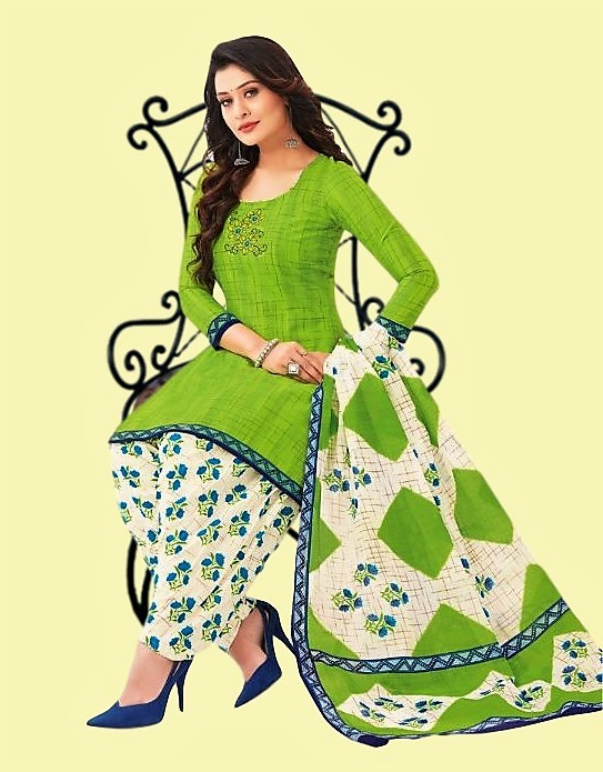HashtagTrending Fashions cotton printed dress material for summer wear