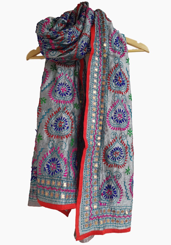HashtagTrending Fashions Heavy Phulkari Dupatta for Women