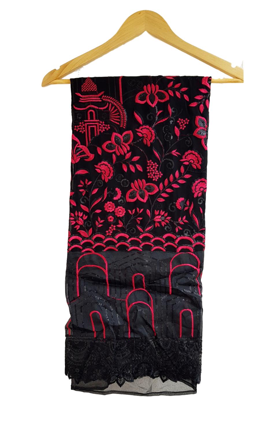 HashtagTrending Fashions Women Georgette dress material with Heavy Embroidery - Image 3