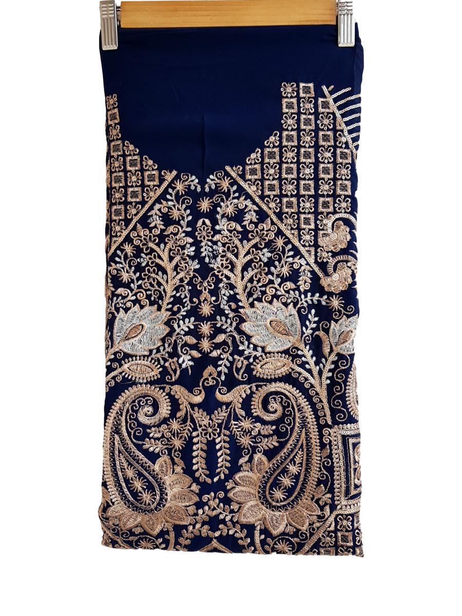 HashtagTrending Fashions Women Georgette dress material with Heavy Embroidery - Image 3