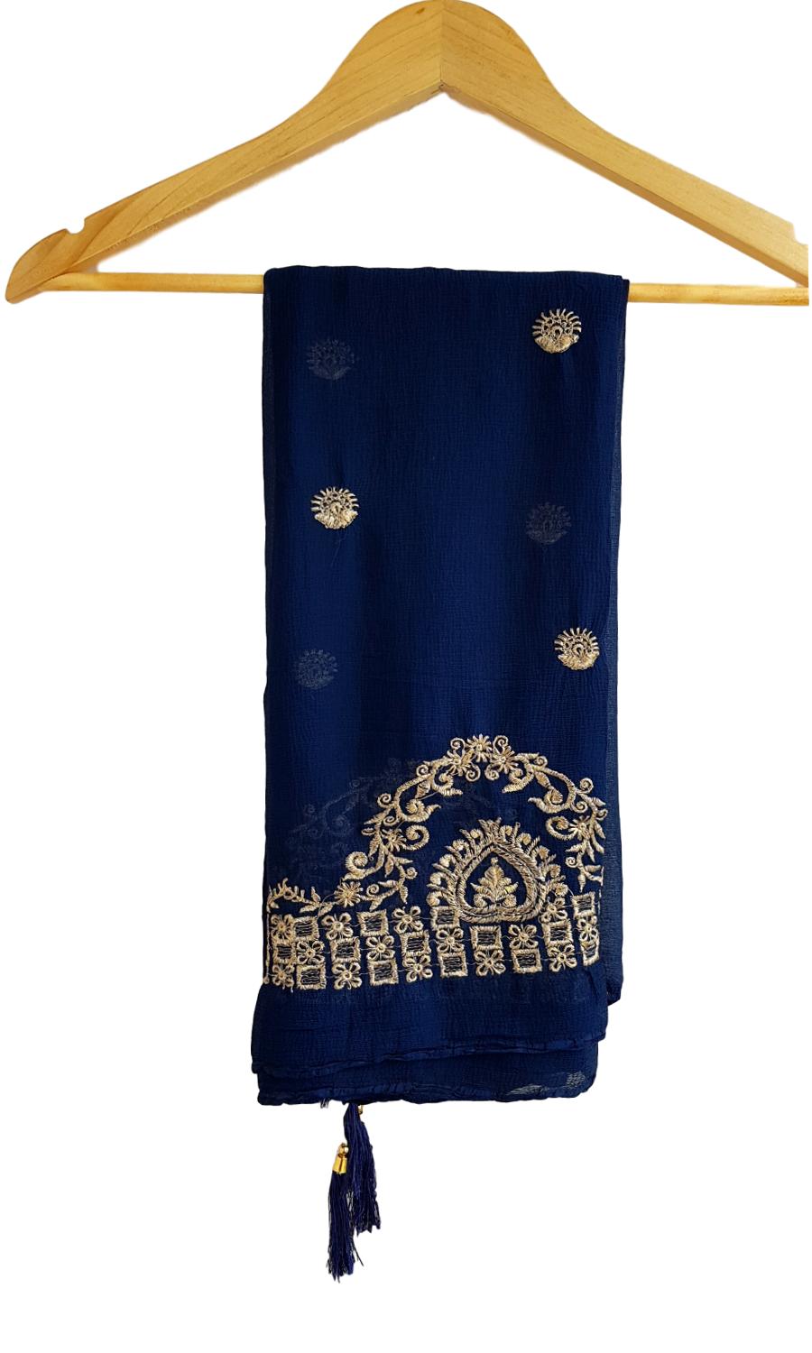 HashtagTrending Fashions Women Georgette dress material with Heavy Embroidery - Image 5