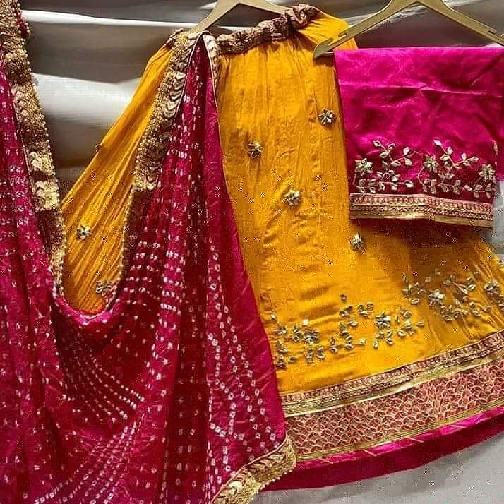 HashtagTrending Fashions Semi stitched Lehenga Choli for Party and Wedding