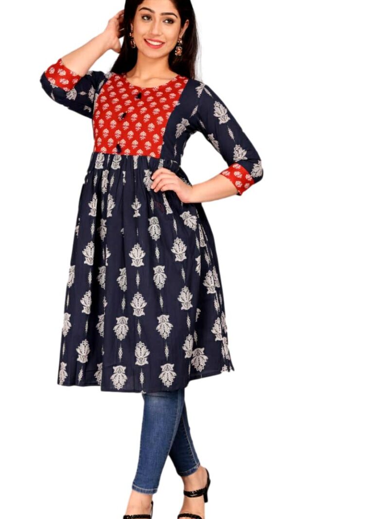 Women's Stitched Cotton Kurti