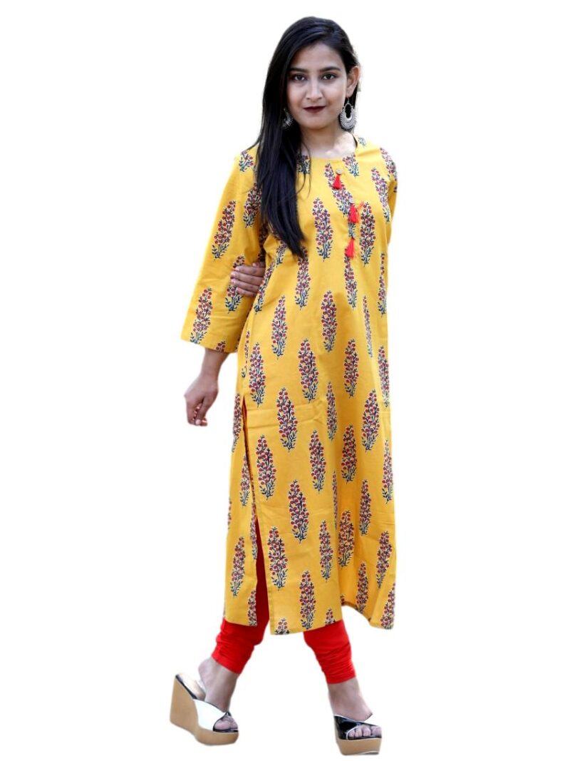 Women's Stitched Cotton Kurti