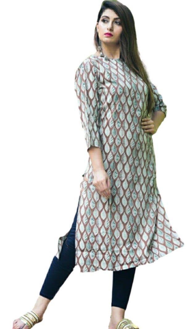 Women's Stitched Cotton Kurti