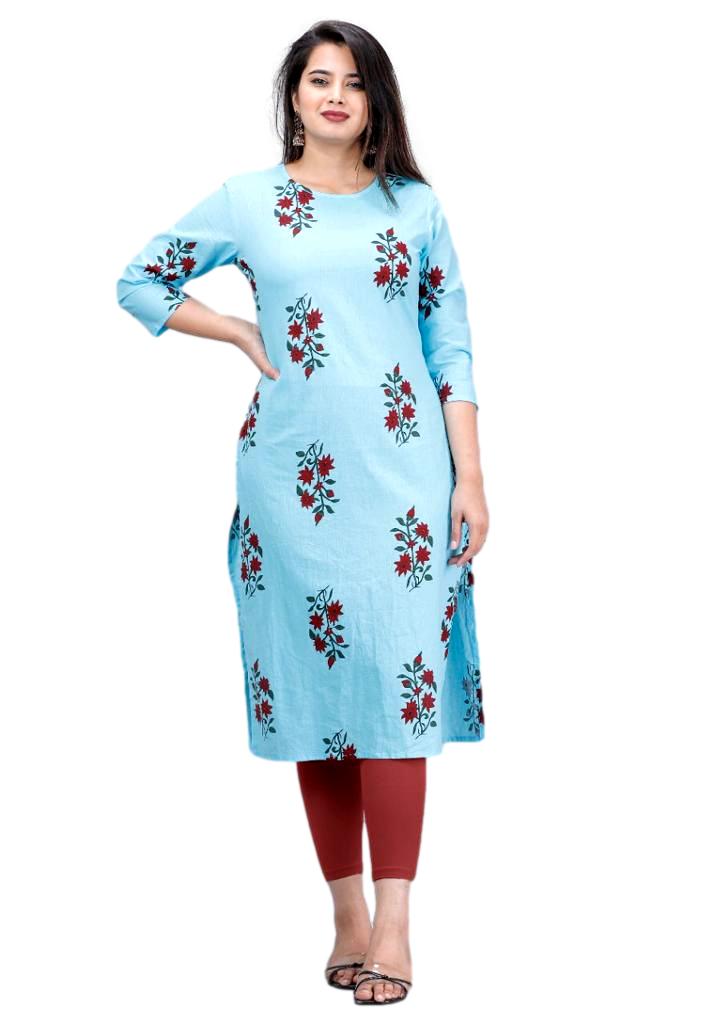 Women's Stitched Cotton Kurti