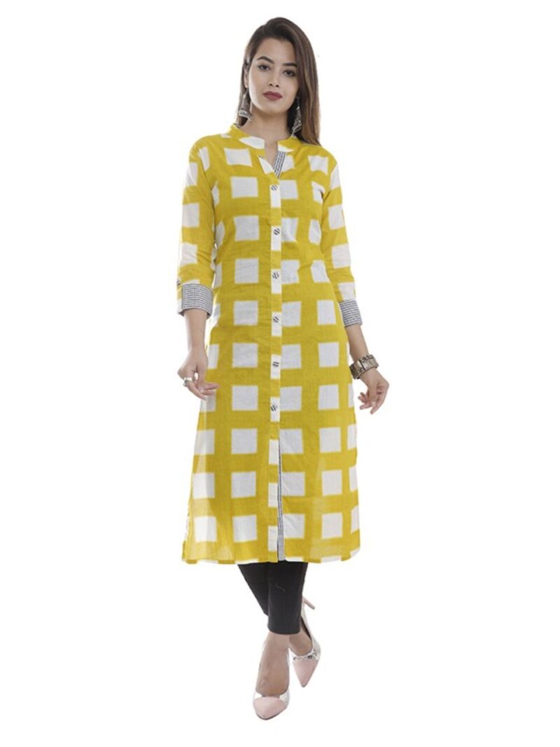 Women's Stitched Cotton Kurta