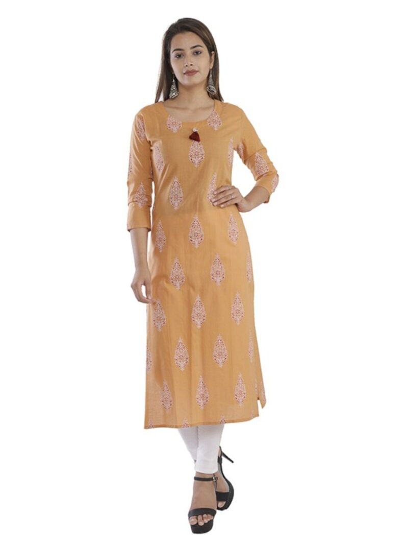 Women's Stitched Cotton Kurta