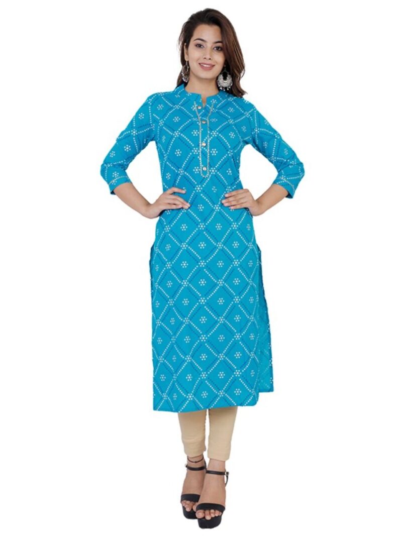 Women's Stitched Cotton Kurta