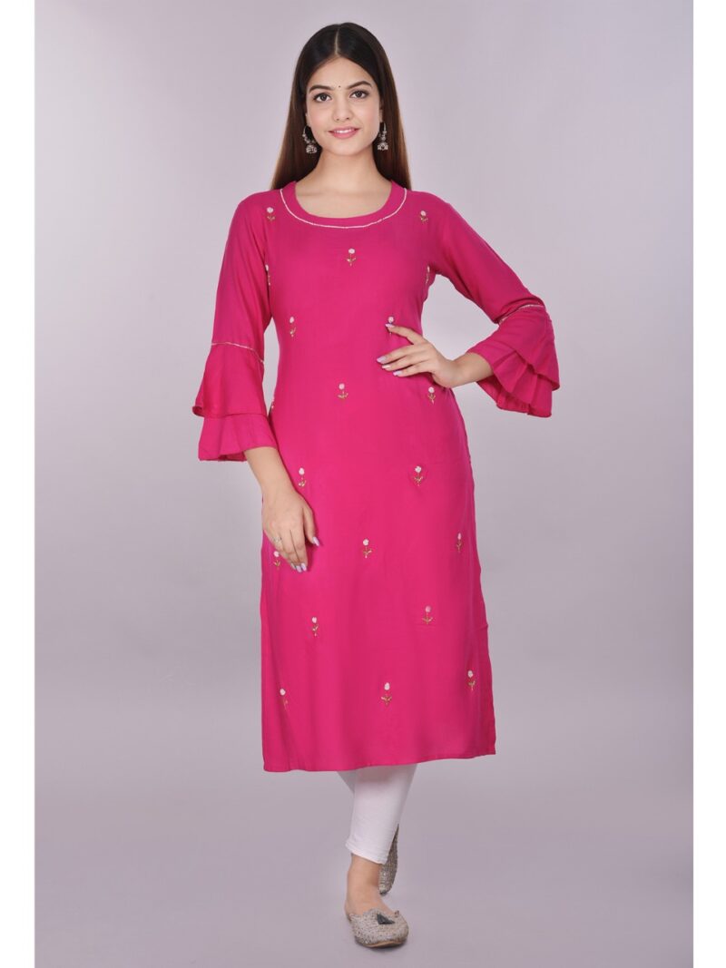 Women's Stitched Rayon Kurta