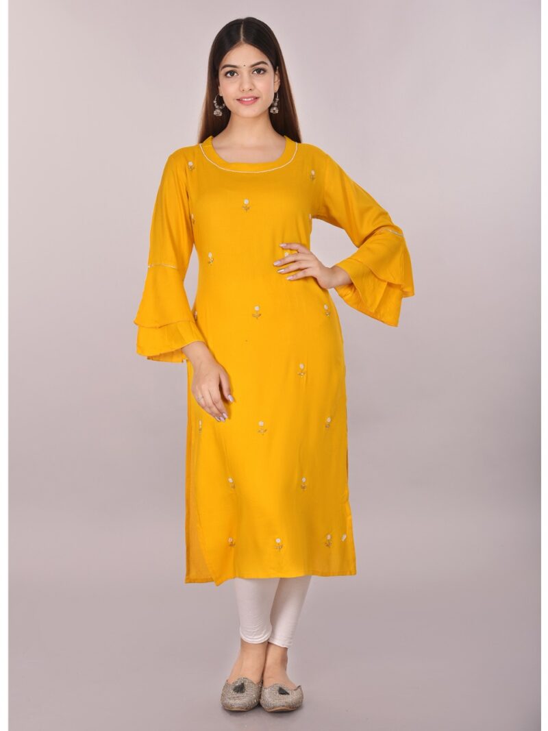 Women's Stitched Rayon Kurta