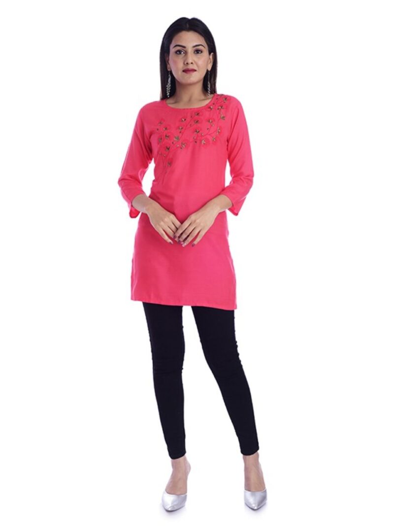 Women's Stitched Rayon Kurti
