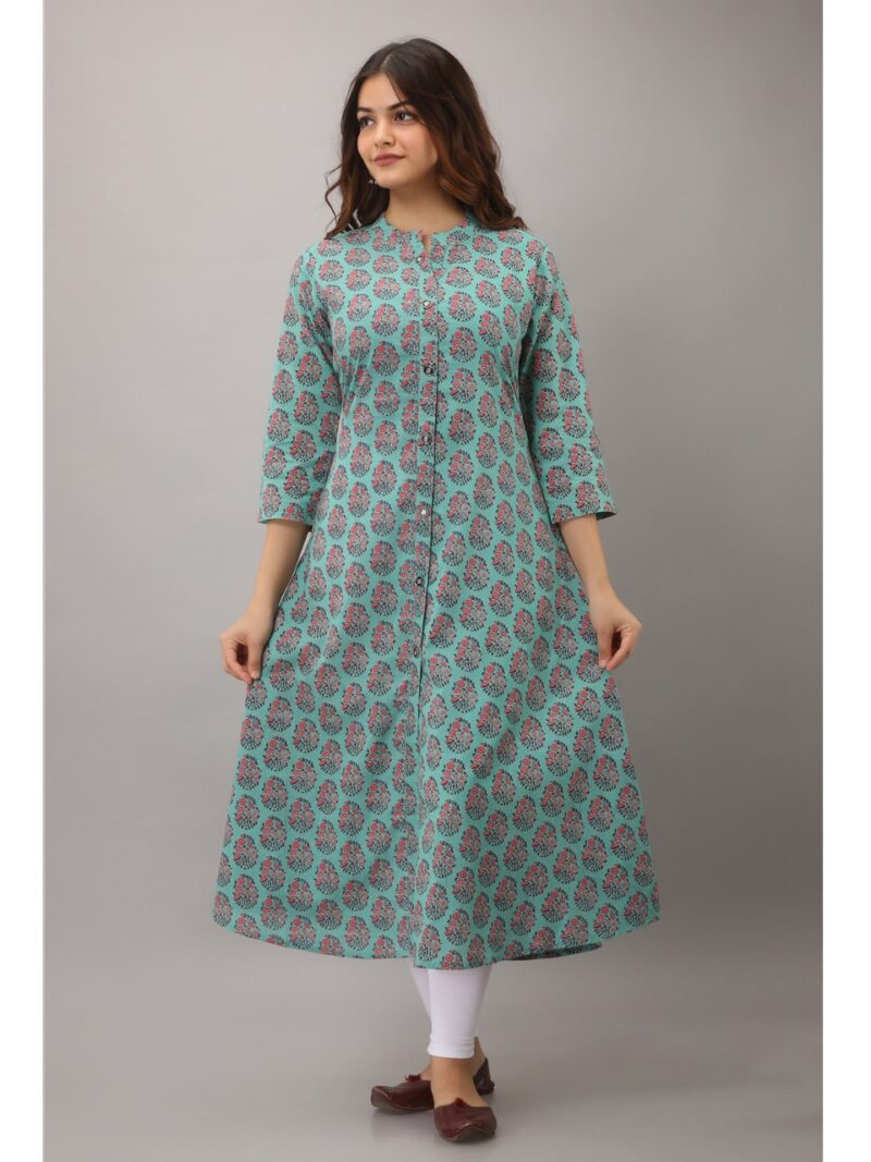 Women's Stitched Cotton Kurta