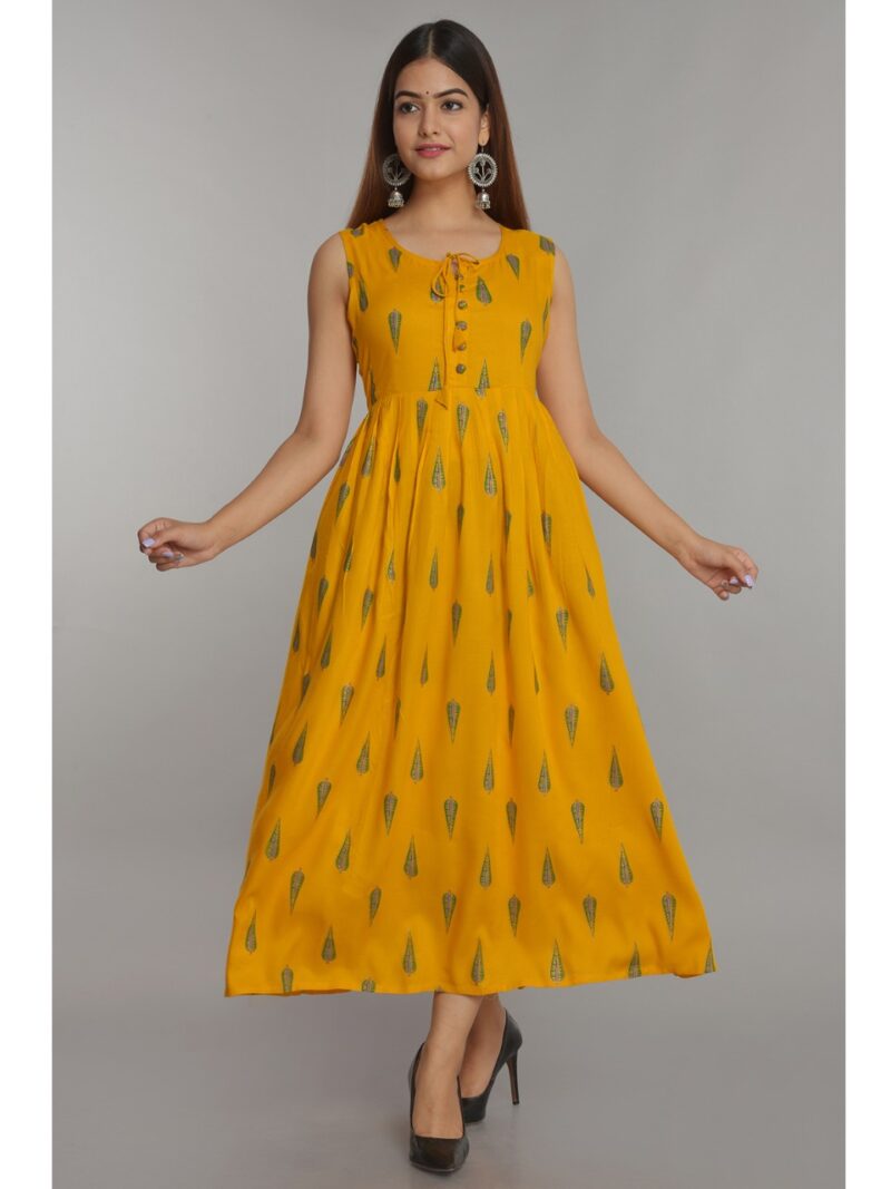 Women's Stitched Rayon Kurta