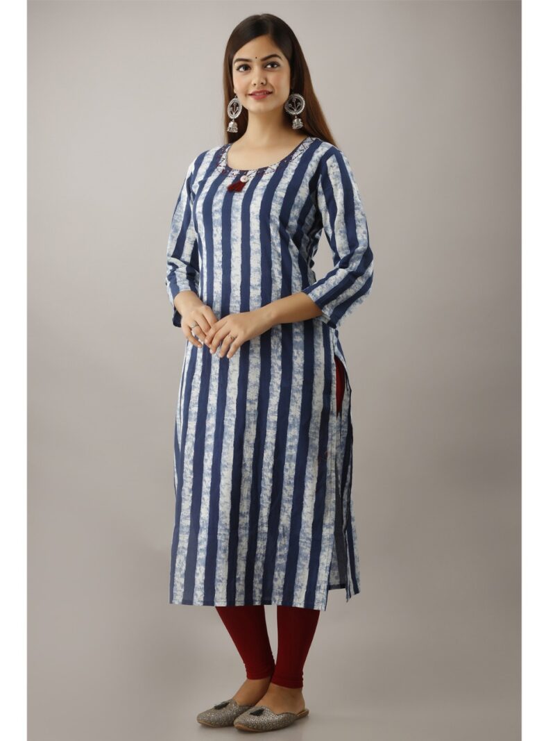 Women's Stitched Cotton Kurta