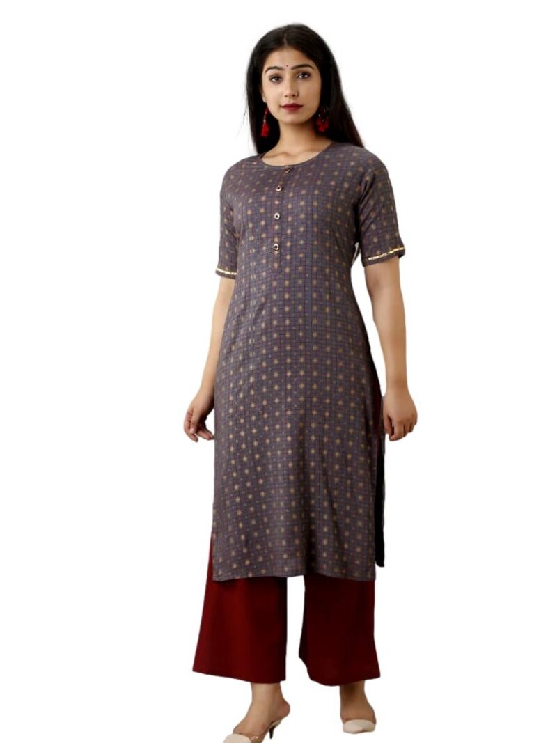Women's Stitched Cotton Kurta Set