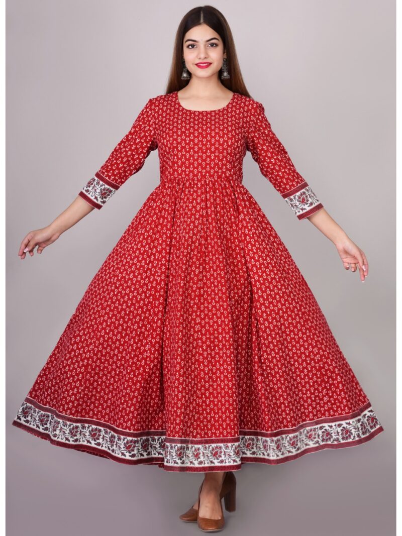 Women's Stitched Cotton Kurta