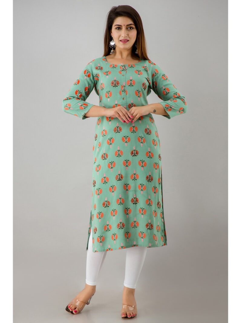 Women's Stitched Rayon Kurta
