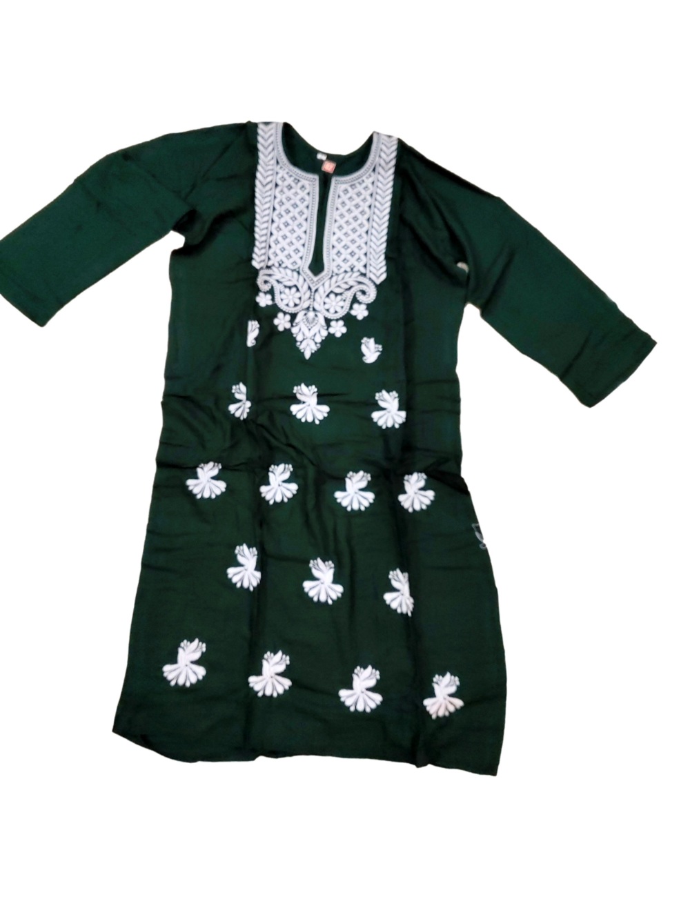 Cotton Kurta Set-Green - Image 4