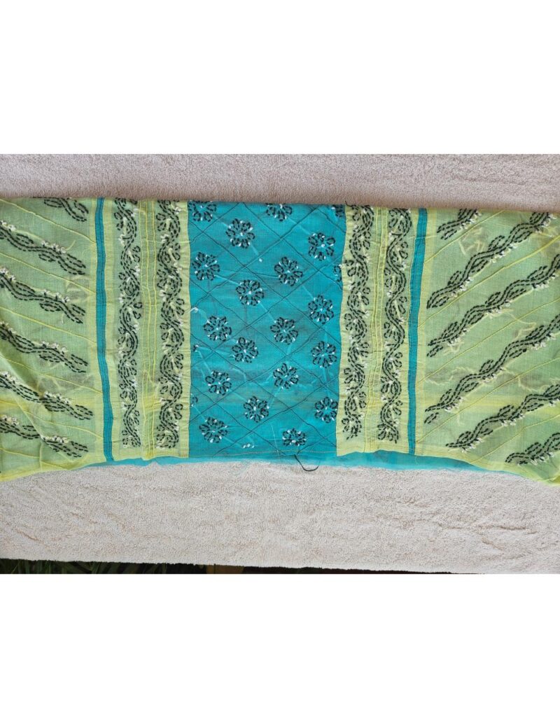 Lucknow Cloth Pattern Hand embroidered Pure Cotton Lucknow Chikankari Dress Material with ...