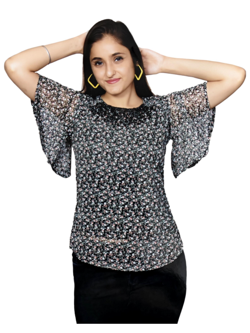 Chiffon Western Top for Women