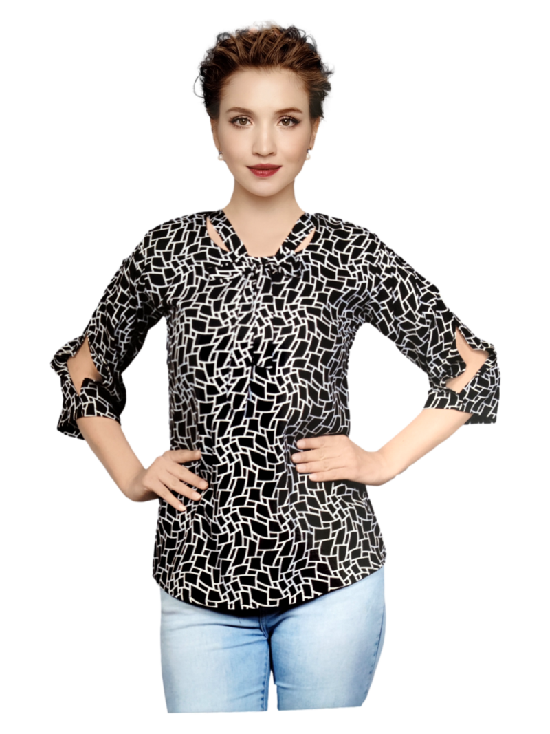 Chiffon Western Top for Women