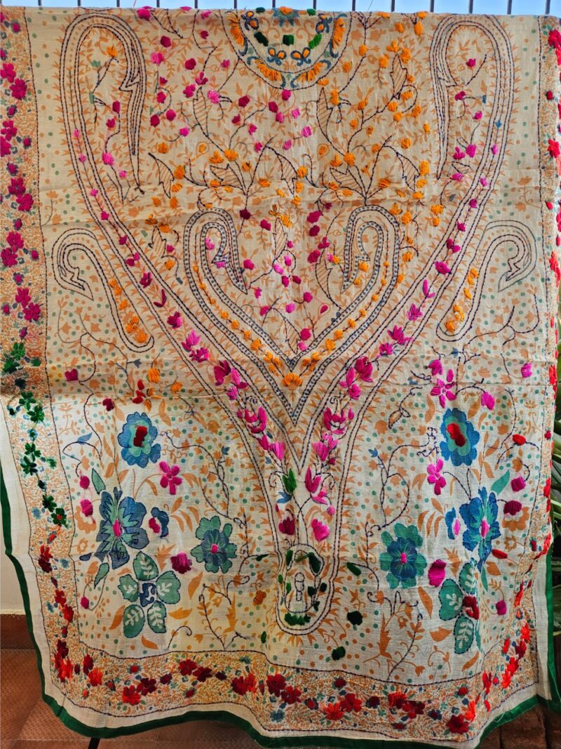 Heavy Phulkari Dupatta for Women with full handwork - Multicolour