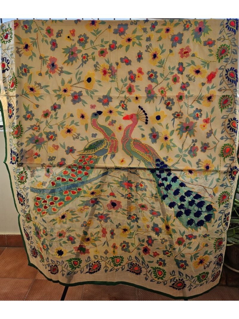 Heavy Phulkari Dupatta for Women with full handwork - Multicolour