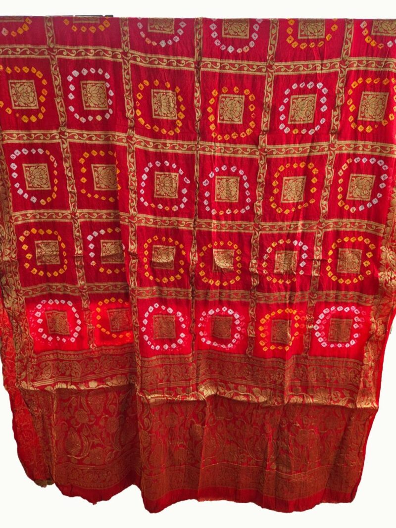 Surmayee Banarasi Bandhej Dupatta