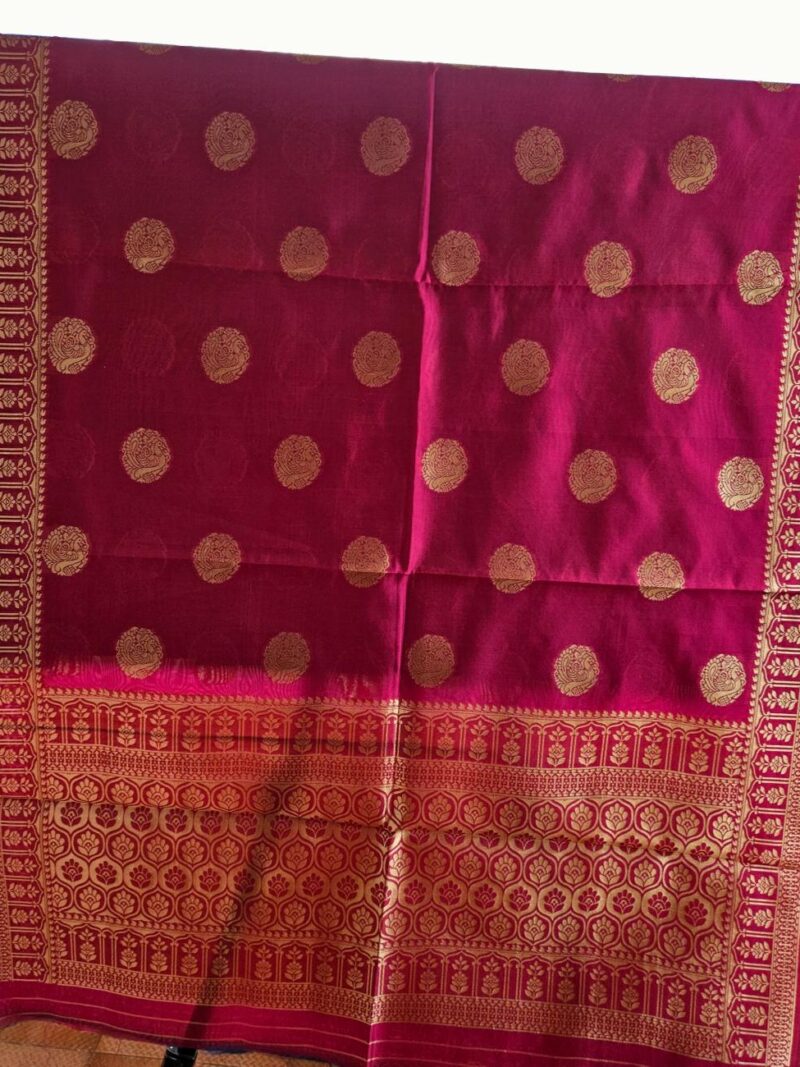 Surmayee Banarasi Dupatta-Maroon