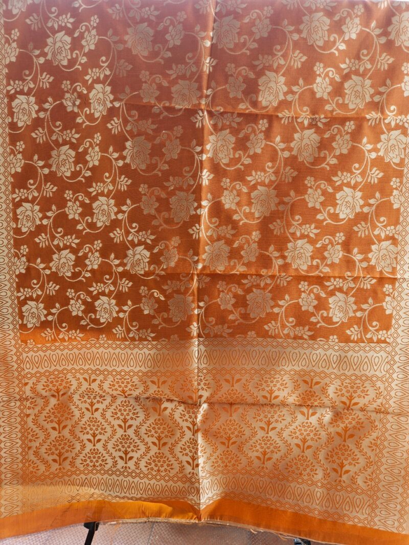 Surmayee Banarasi Dupatta-Brown