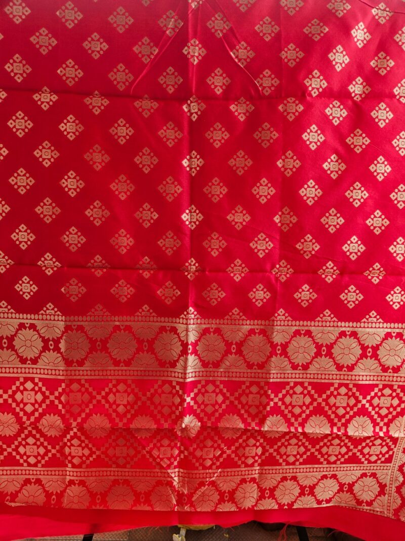 Surmayee Banarasi Dupatta-Red