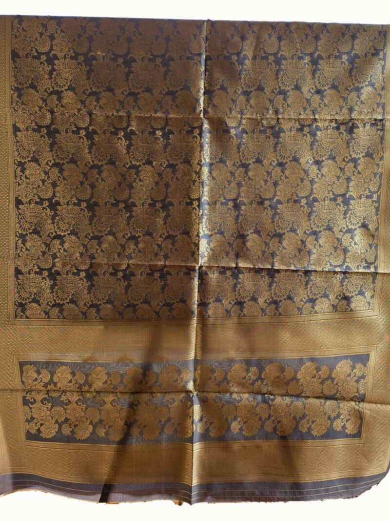 Surmayee Banarasi Dupatta-Grey