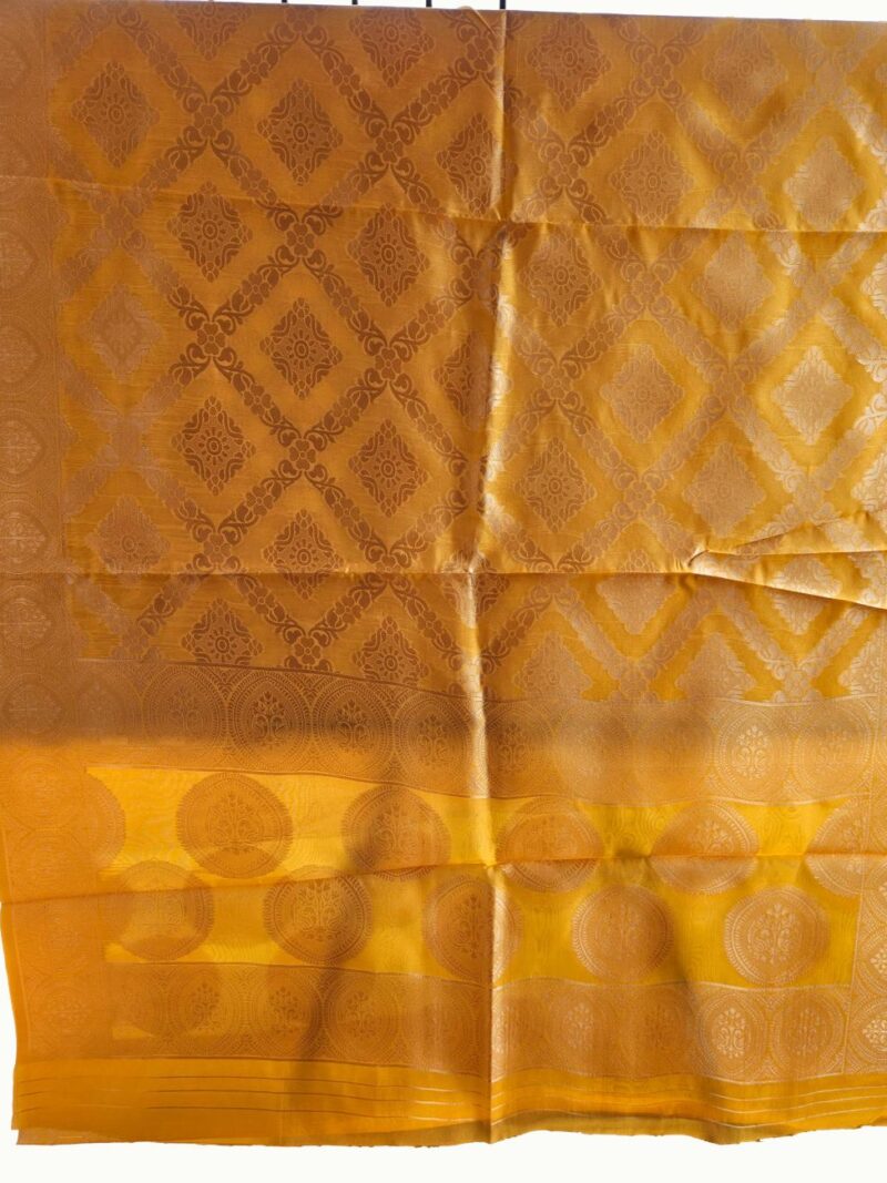 Surmayee Banarasi Dupatta-Yellow Gold